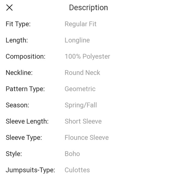 Wide Leg Romper/ Jumpsuit Size 0XL! PRE-OWNED! - Picture 7 of 8